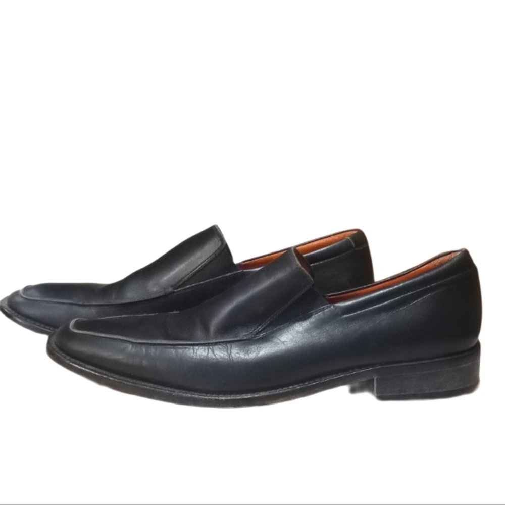 Mens Gordon Rush Brown Leather Slip-On Loafers